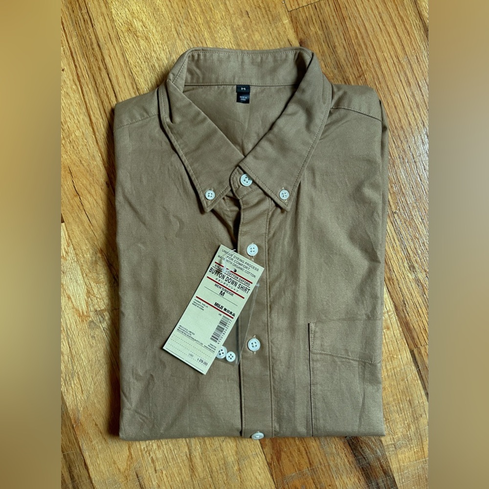 Muji Long Sleeve Button Down
